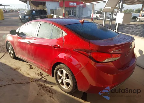 2015 Hyundai Elantra Se из США, поврежденный, VIN 5NPDH4AEXFH643978